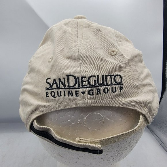 San Dieguito Equine Group Port Authority White Hat Cap Casual Comfort Outdoors - Picture 3 of 9